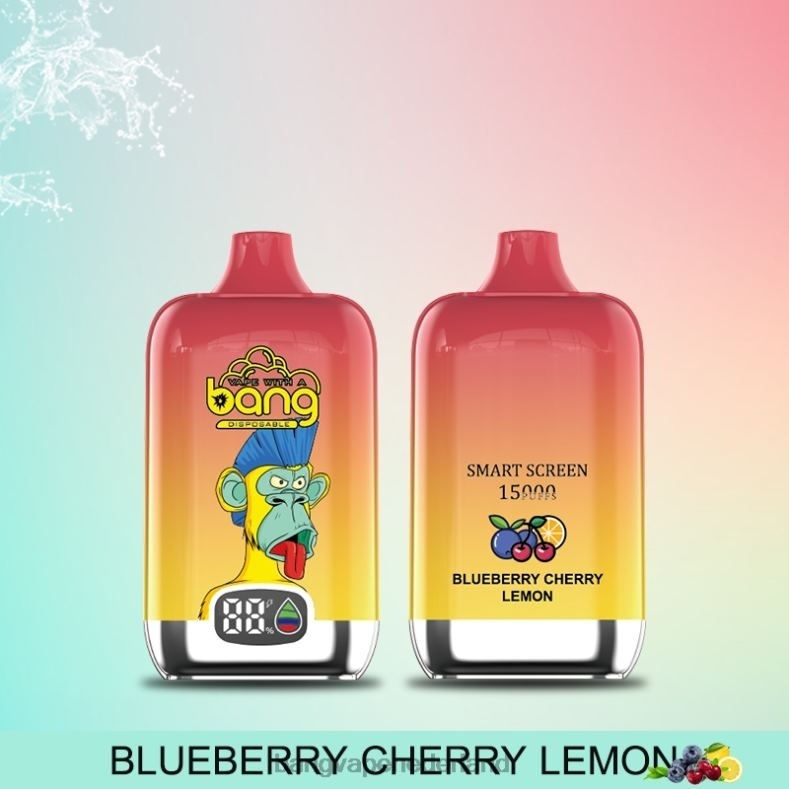 Bang Vape Nederland - Bang Vape Digital Smart Screen 15000 trekjes 25ml wegwerpbaar 6HPJ011