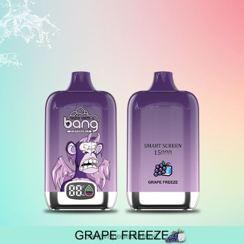 Bang Vape Nederland - Bang Vape Digital Smart Screen 15000 trekjes 25ml wegwerpbaar 6HPJ011
