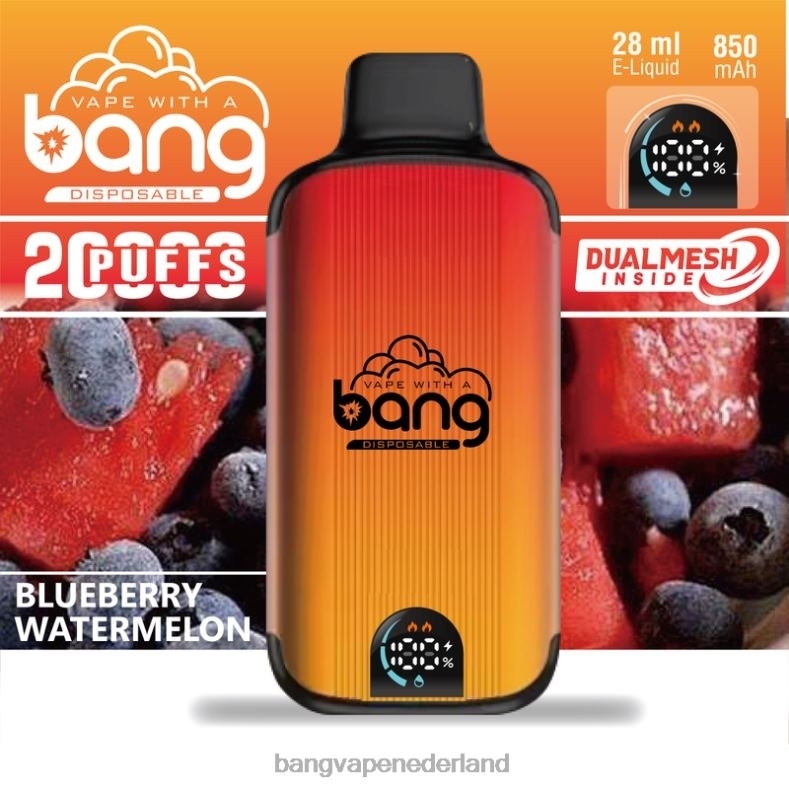 Vape Gang Nederland - Bang Vape Digital Smart Screen 20000 trekjes wegwerpbaar 6HPJ03