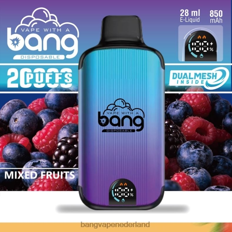 Vape Gang Nederland - Bang Vape Digital Smart Screen 20000 trekjes wegwerpbaar 6HPJ03