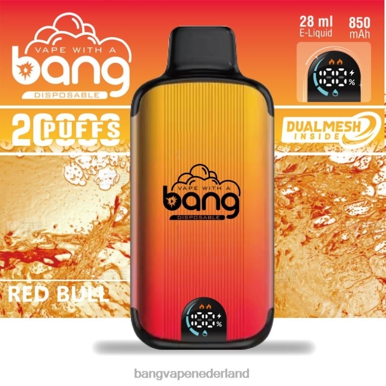 Vape Gang Nederland - Bang Vape Digital Smart Screen 20000 trekjes wegwerpbaar 6HPJ03