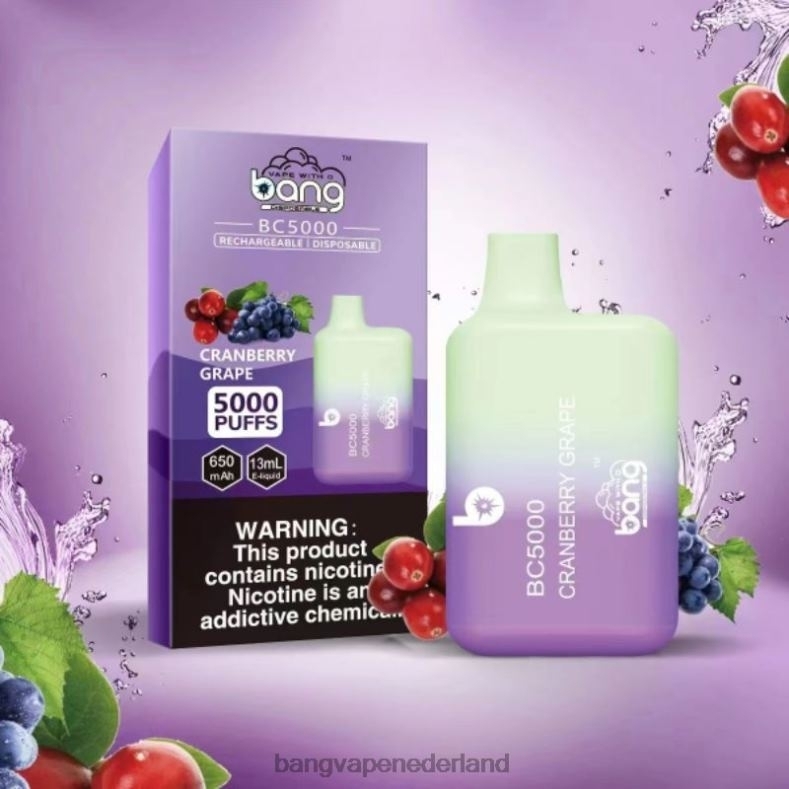 Vape Gang Flavors - Bang Vape Box BC5000 5% nic 5000 soesjes pen type-c oplaadbaar wegwerpbaar 6HPJ09