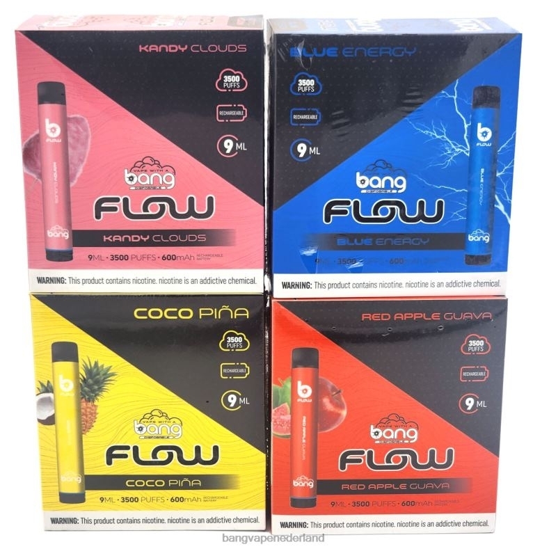 Bang Wegwerp Vape - Bang Vape Flow 3.500 soesjes (doos van 10) wegwerpbaar 6HPJ037
