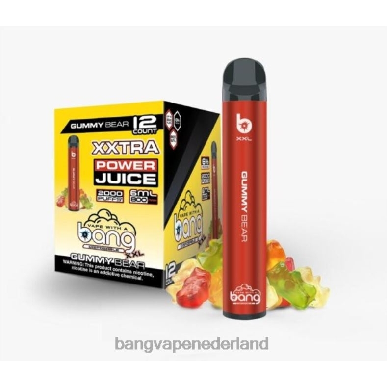 Bang Wegwerp Vape - Bang Vape XXL 2000 trekjes gummybeer 6HPJ017