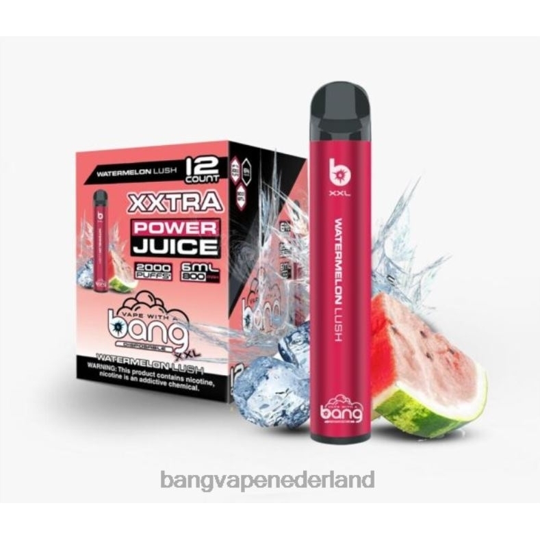 Vape Gang Disposable - Bang Vape XXL 2000 trekjes watermeloen weelderig 6HPJ026