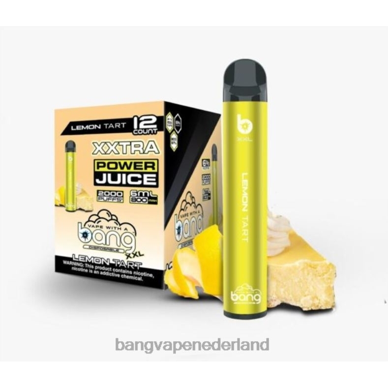 Vape Gang Flavors - Bang Vape XXL 2000 trekjes Citroen taart 6HPJ019