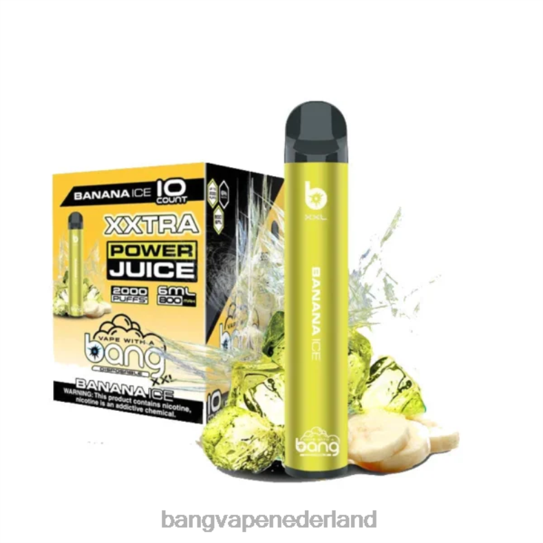 Vape Gang Nederland - Bang Vape XXL 2000 trekjes bananen ijs 6HPJ013