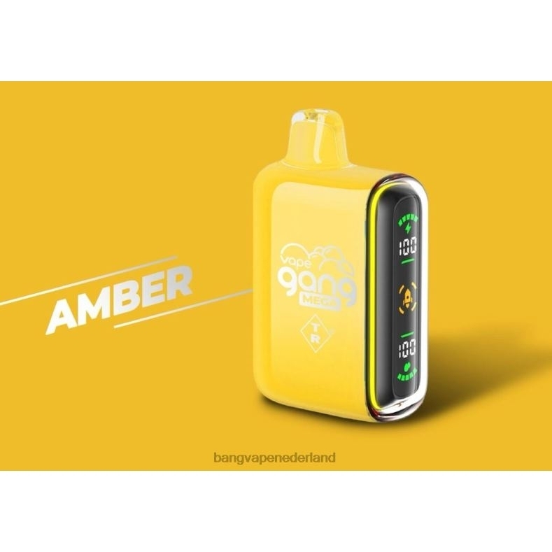 Bang Vape Nicotine - Vape Gang MEGA 20.000 pufjes wegwerpvape (doos van 5) amber 6HPJ050